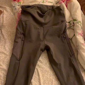 Gray leggings